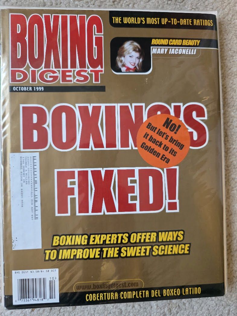 BOXING DIGEST MAGAZINE 1999 OCTOBER