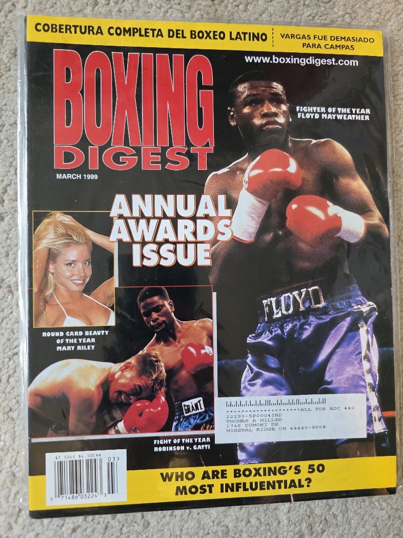 BOXING DIGEST MAGAZINE 1999 MARCH MAYWEATHER