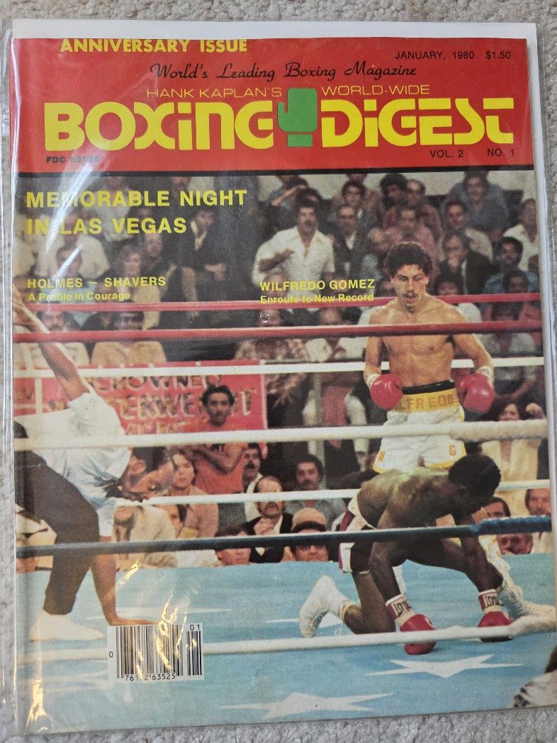 BOXING DIGEST JANUARY 1980 WILFREDO GOMEZ