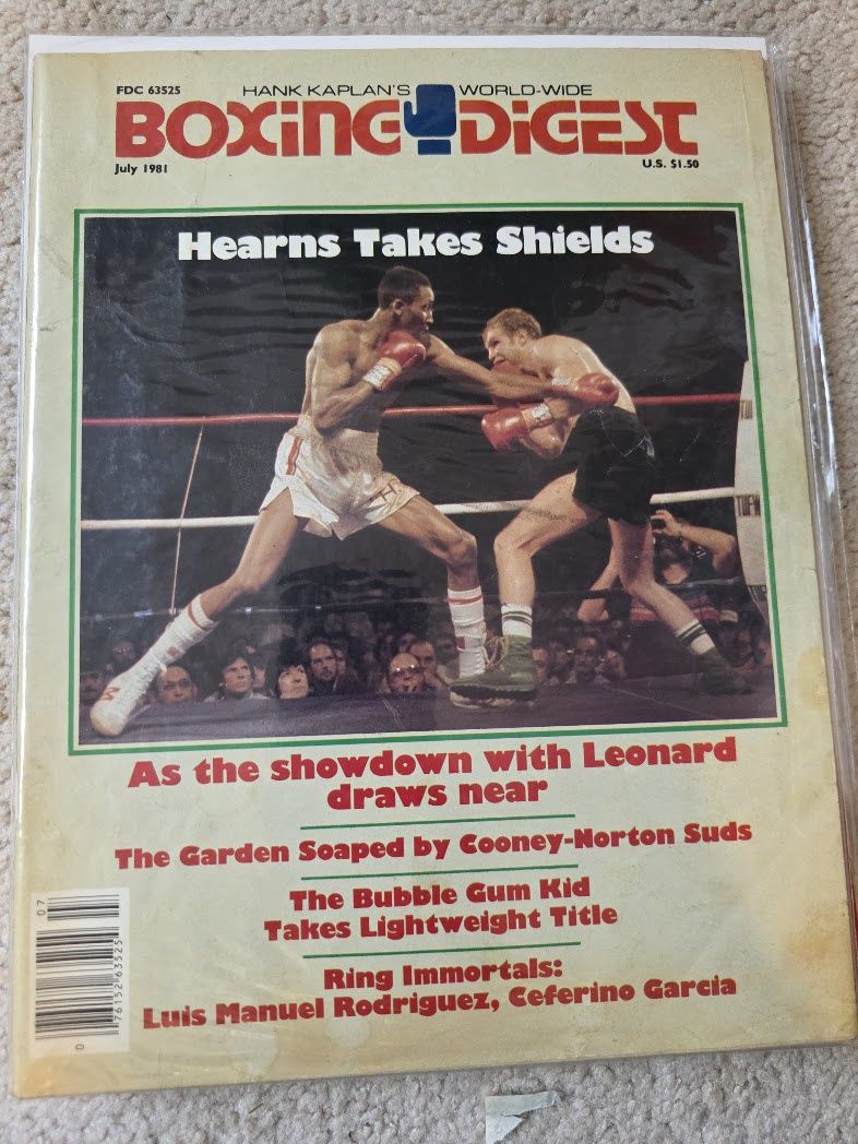 Boxing Digest Magazine July 1981 Tommy Hearns Randy Shields