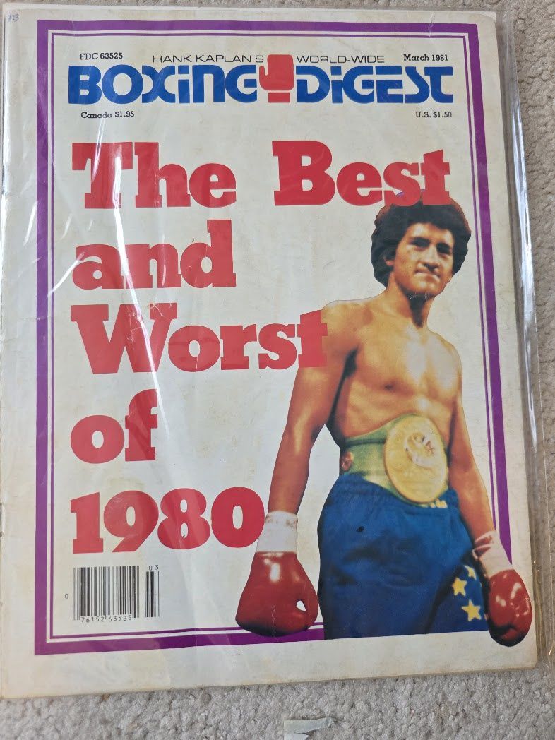 BOXING DIGEST MARCH 1981