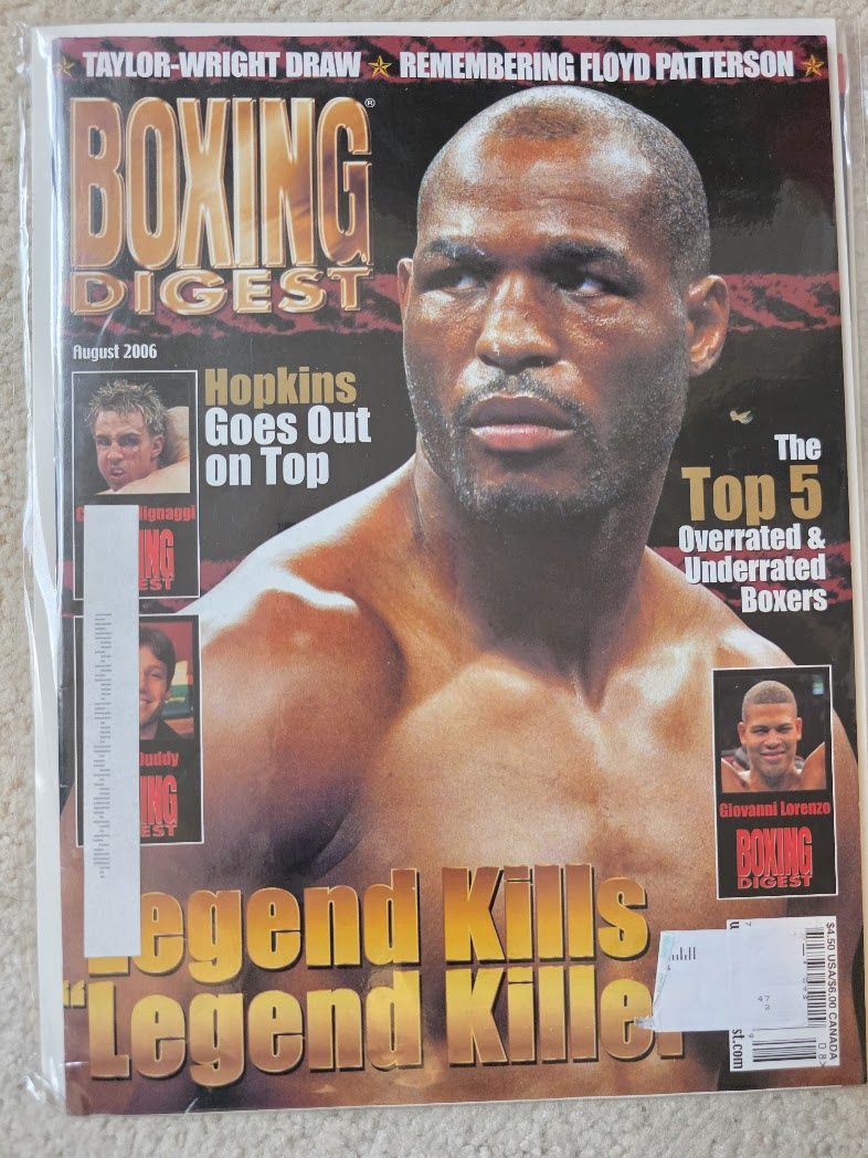 BOXING DIGEST MAGAZINE AUGUST 2006 HOPKINS