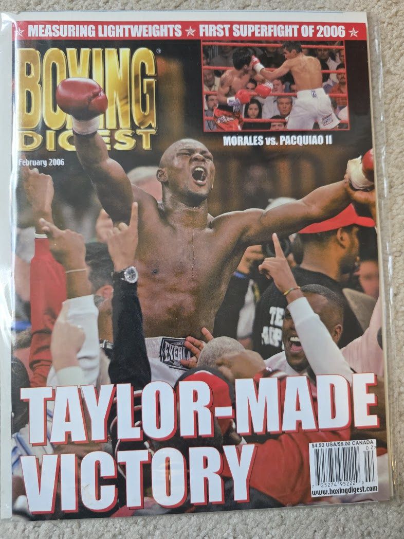 February 2006 BOXING DIGEST MAGAZINE Taylor-Made Victory