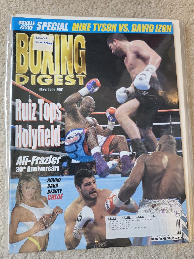 Boxing  JOHN RUIZ  Boxing Digest May June 2001 Magazine