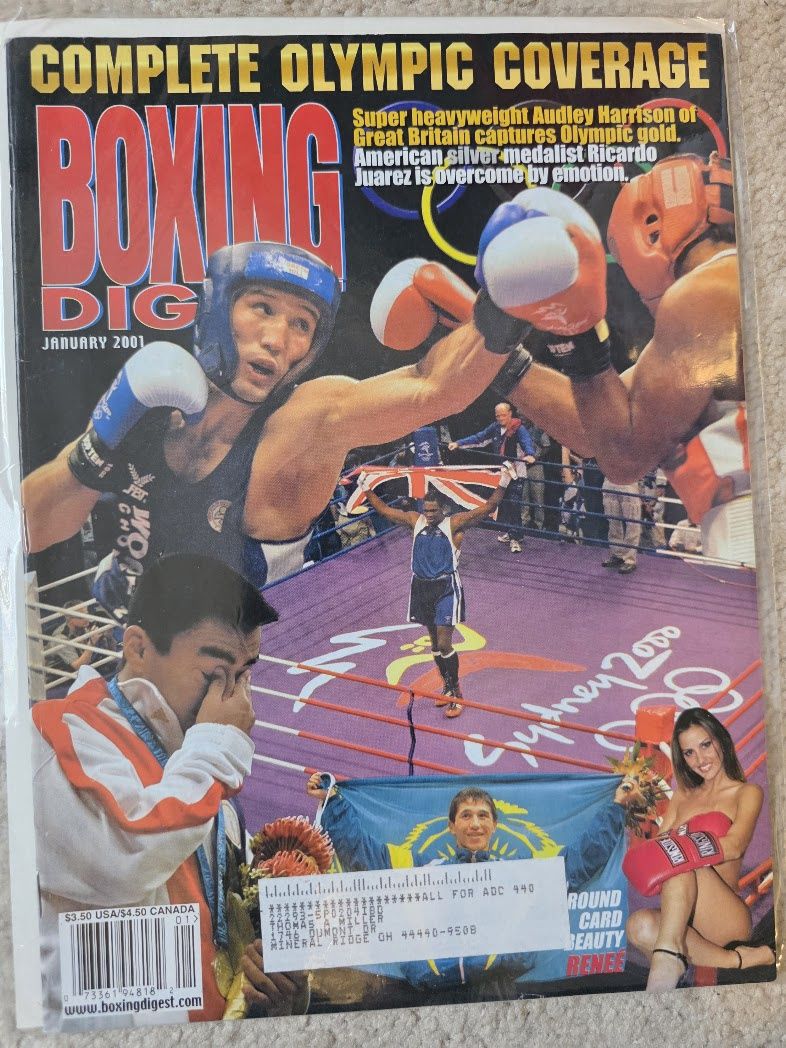 BOXING DIGEST MAGAZINE JANUARY 2001 OLYMPIC COVERAGE