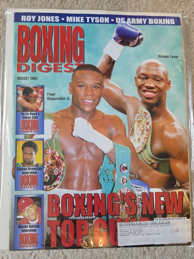 Boxing Digest Magazine August 2004 Boxing’s NEW TOP GUN’S