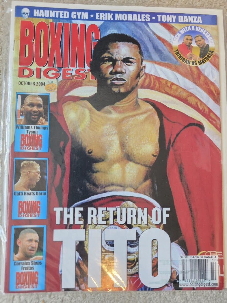 Boxing Digest Magazine October 2004  The Return Of TITO