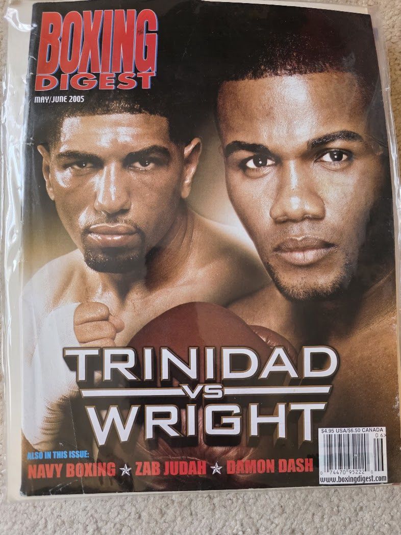 2005 May June Boxing Digest Magazine Trinidad Wright Zab Judah Hatton