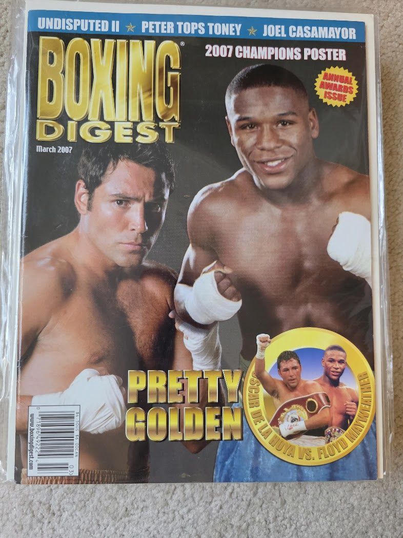 BOXING DIGEST MAGAZINE MARCH 2007 OSCAR MAYWEATHER