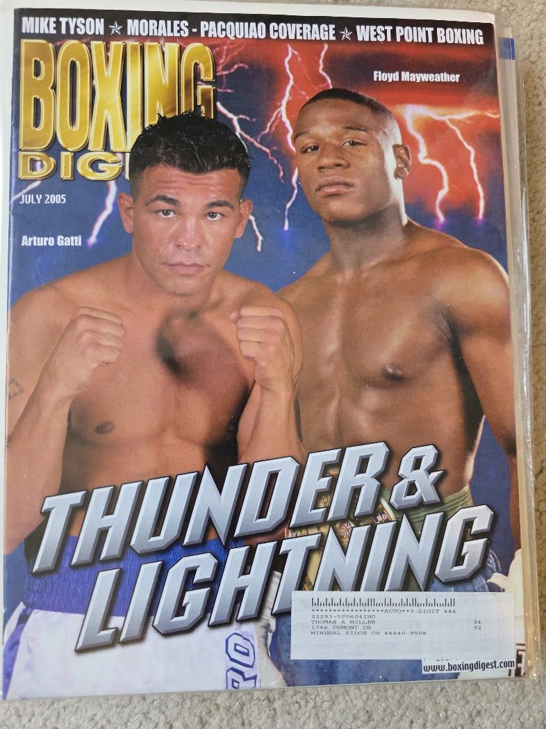 2005 July Boxing Digest Magazine Gatti Mayweather Mike Tyson Pacquiao