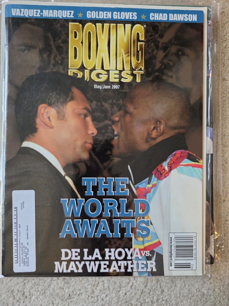 BOXING DIGEST MAGAZINE MAY JUNE 2007 OSCAR MAYWEATHER THE WORLD AWAITS