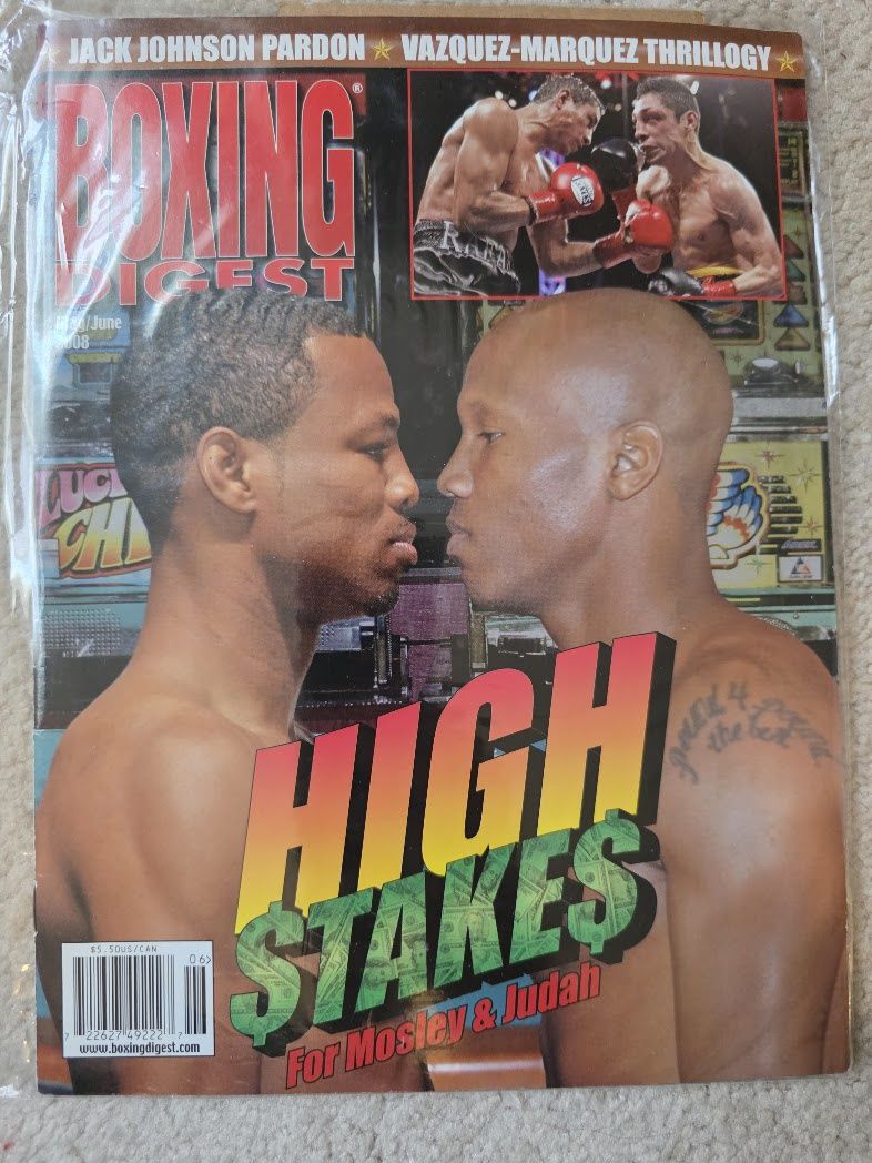 2008 May June Boxing Digest Magazine Mosley Judah