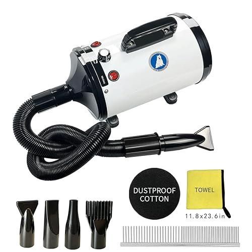 Xapigo Dog Dryer,High Velocity Professional Dog Grooming Dryer,Adjustable Temp