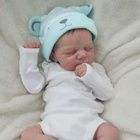 Zero Pam Reborn Baby Dolls Silicone Full Body-18 in Realistic Baby Doll, Posable Anatomically Correct Boy, Full Silicone Babys Doll, Real Life Reborn Dolls with Accessories