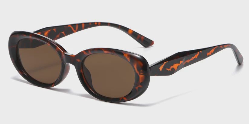 NEW RECTANGULAR SUNGLASSES CHOOSE COLOR MODEL NUMBER 2691, Color: LEOPARD LINE BROWN