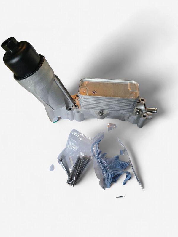 ALUMINUM ENGINE OIL COOLER FILTER HOUNSING 2011-2023 DODGE JEEP CHRYSLER RAM 3.6L
