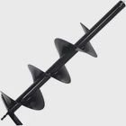 Auger Digging Bit 10" for Post Holes Earth Digger Planting Drill 3/4" Shaft Size