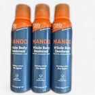 3 Lume Mando Men's Whole Body Deodorant Invisible Spray Pro Sport 3.6oz Each