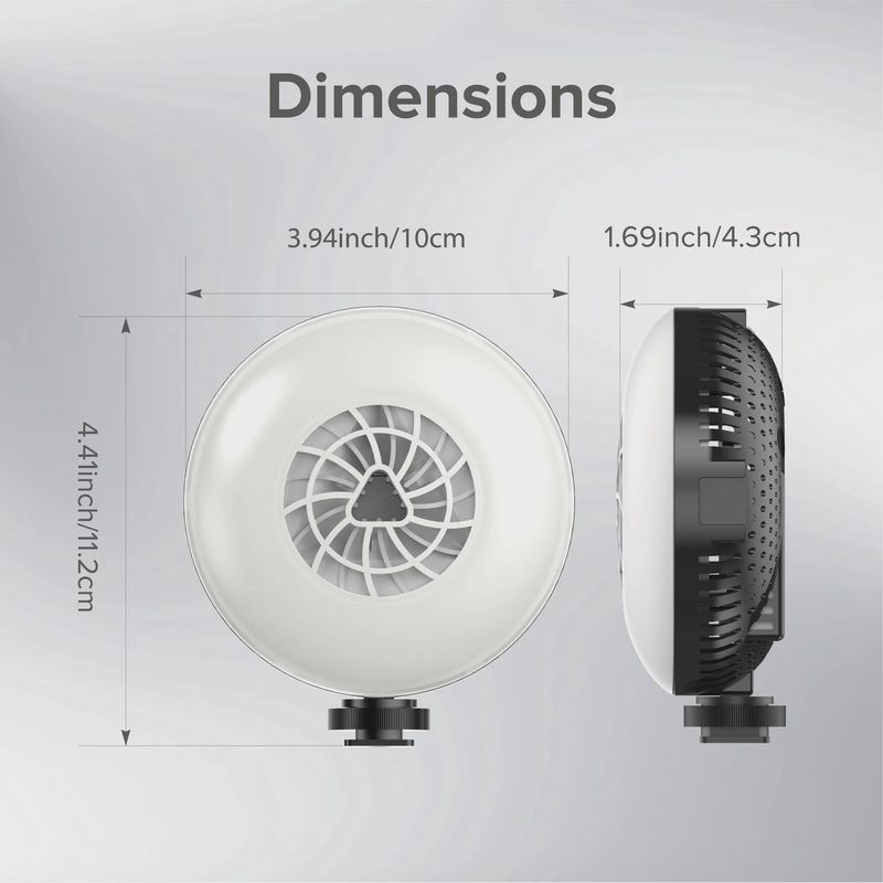 SANSI USB Powered Portable Live Streaming Fill Light Head 1-Pack
