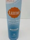Lume Whole Body Deodorant Invisible Spray Unscented Lot Of 3
