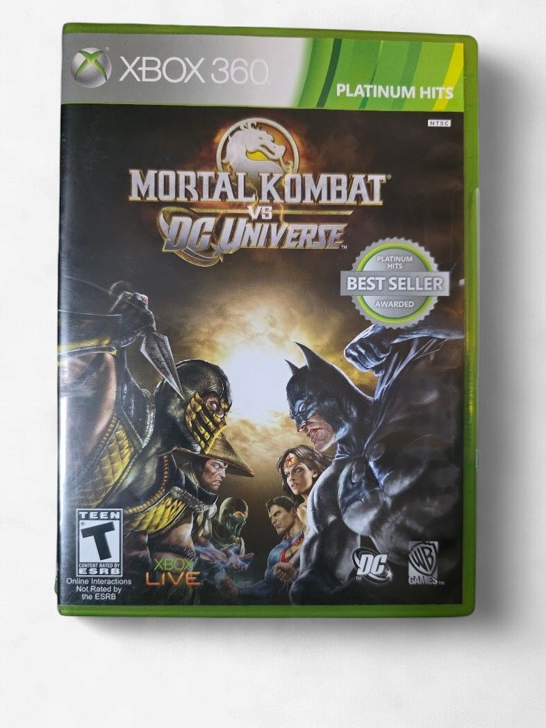 Midway Mortal Kombat vs. DC Universe Xbox 360 Fighting NO Manual