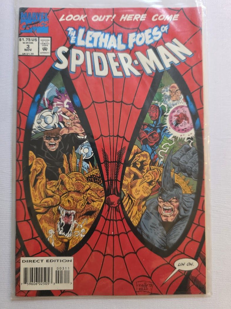 Lethal Foes of Spider-Man #3 1993 Marvel Comics