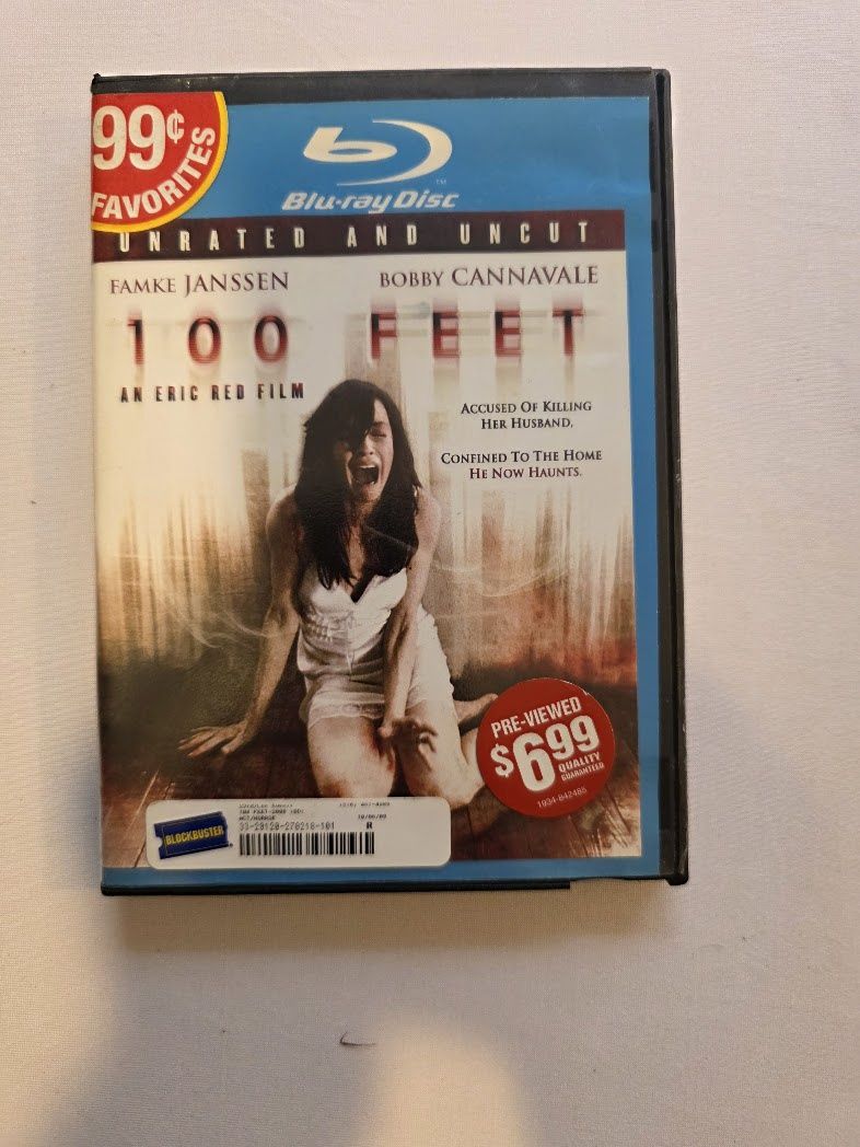 100 Feet (Blu-ray Disc, 2009, Unrated)