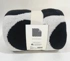 Threshold Black &amp; White Reversible Knit Geo Print Throw Blanket