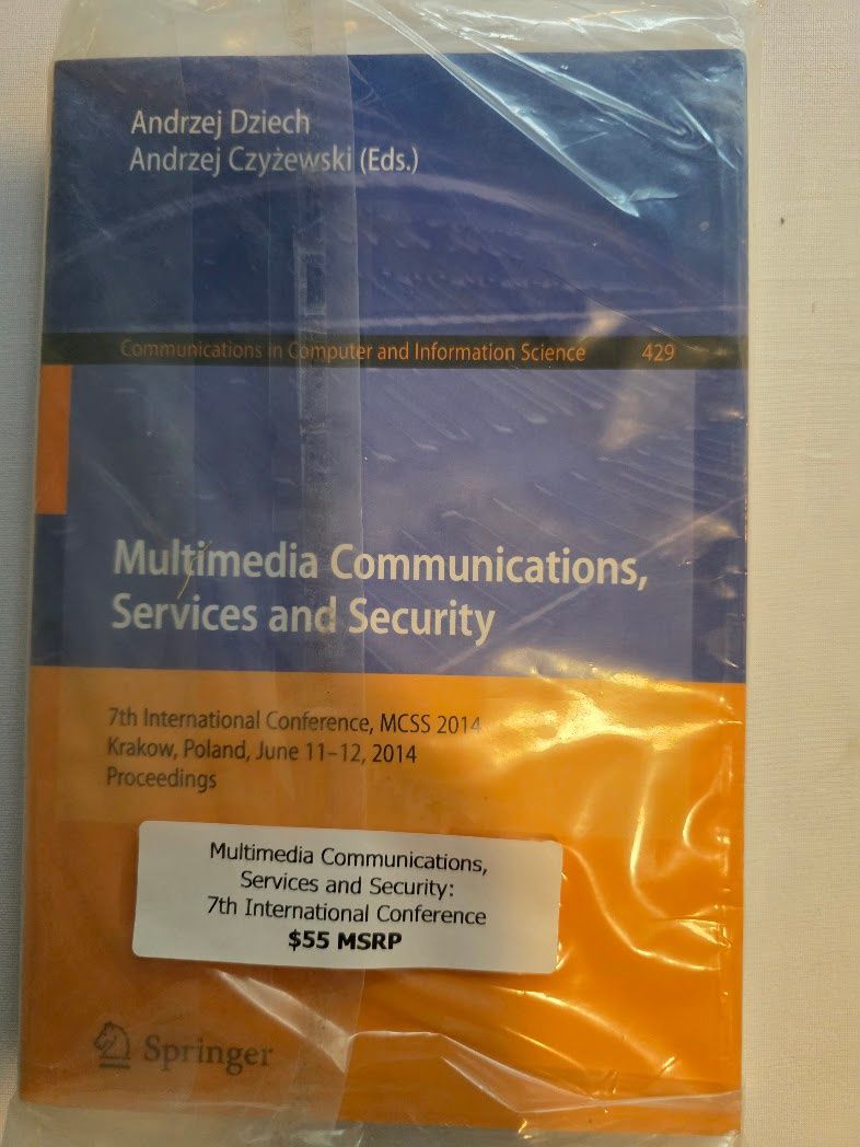 Multimedia Communications, Services and Security conference proceedings from Springer