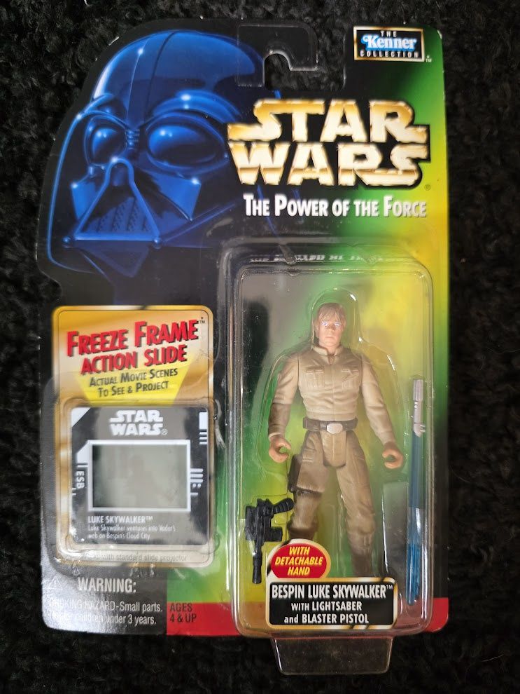 Star Wars The Power of the Force Bespin Luke Skywalker Action Figure 1997 Kenner