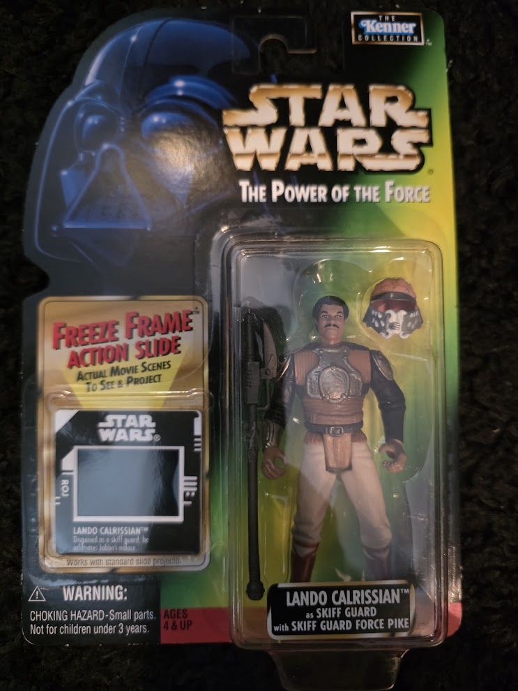 Action Figure NIB - Kenner Green Star Wars Power of the Force Lando Calrissian