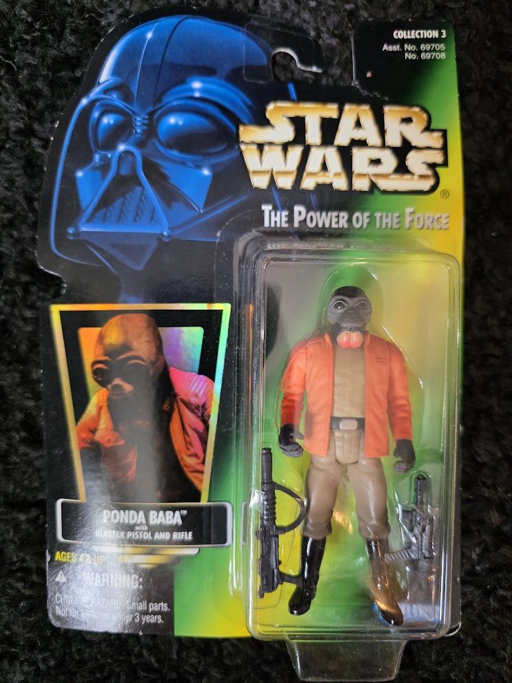 Action Figure Kenner Green Star Wars Power of the Force Ponda Baba