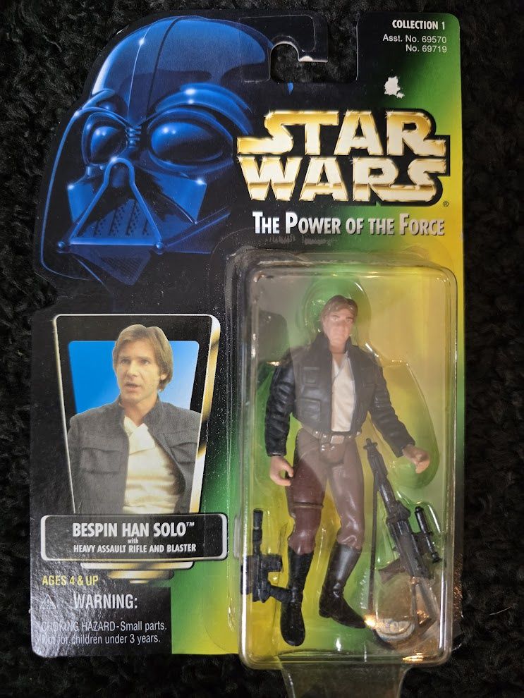 Star Wars The Power of the Force Bespin Han Solo action figure NEW
