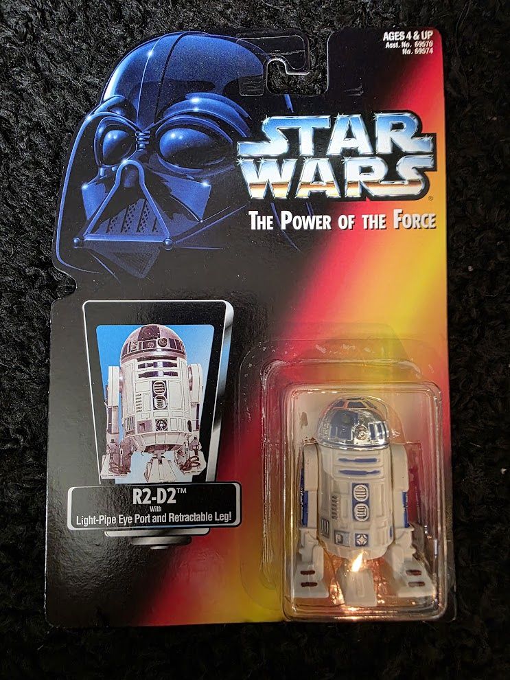 Kenner Star Wars The Power of the Force: R2-D2 With Light-Pipe Eye Action Figure