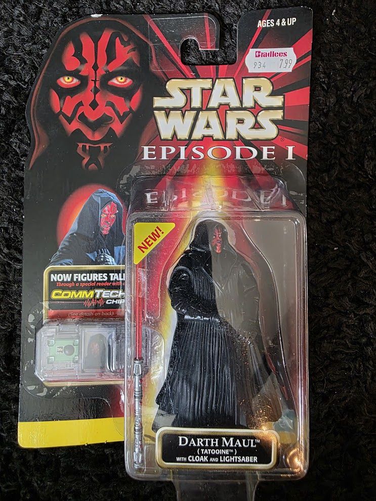 Star Wars Episode 1 Darth Maul Tatooine 3.75" Action Figure 1999 Hasbro Sealed