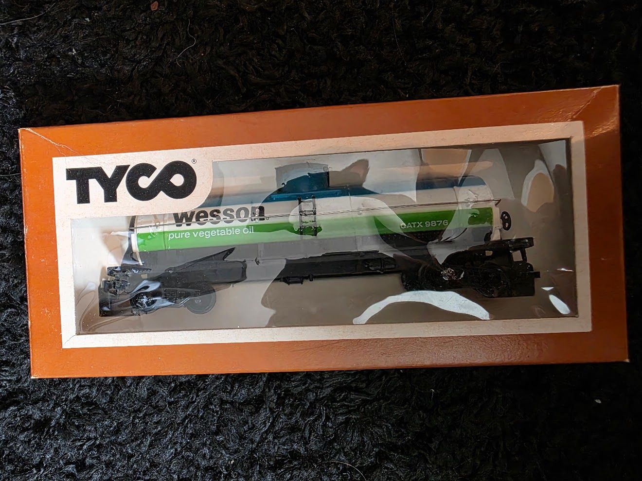 TYCO HO SCALE WESSON OIL SINGLE DOME TANK CAR