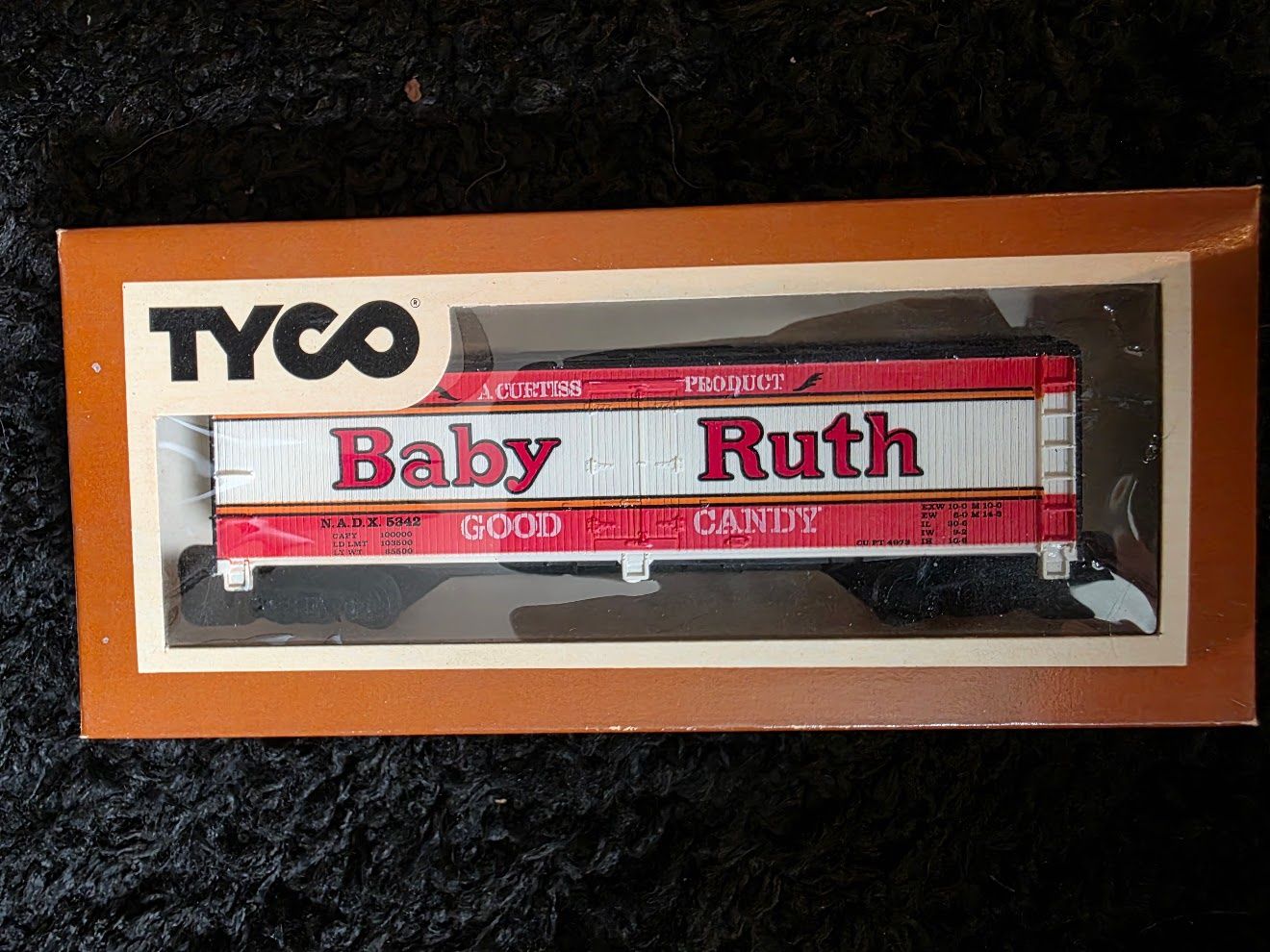Vintage TYCO HO Scale Trains - Billboard Reefer Baby Ruth Good Candy - New