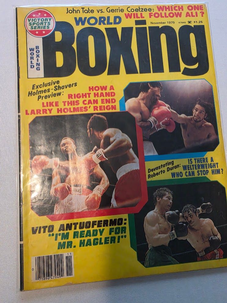 World Boxing November 1979 Holmes Shavers