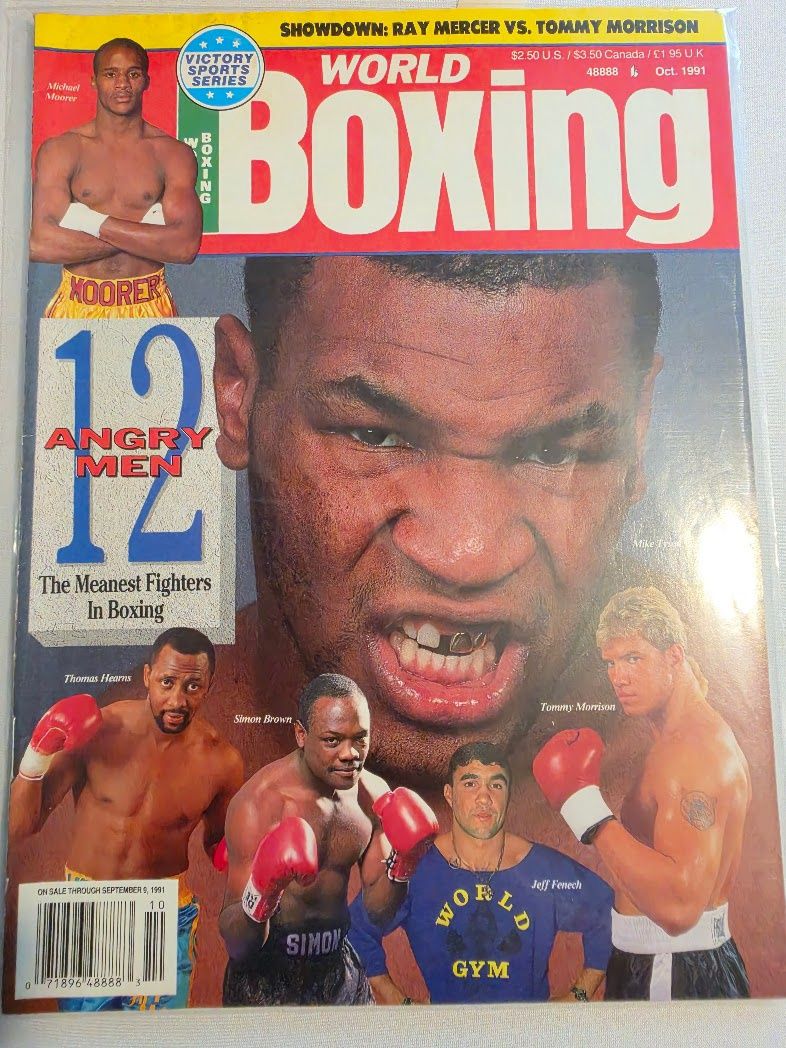 World Boxing Magazine October 1991 Mike Tyson, Thomas Hearns