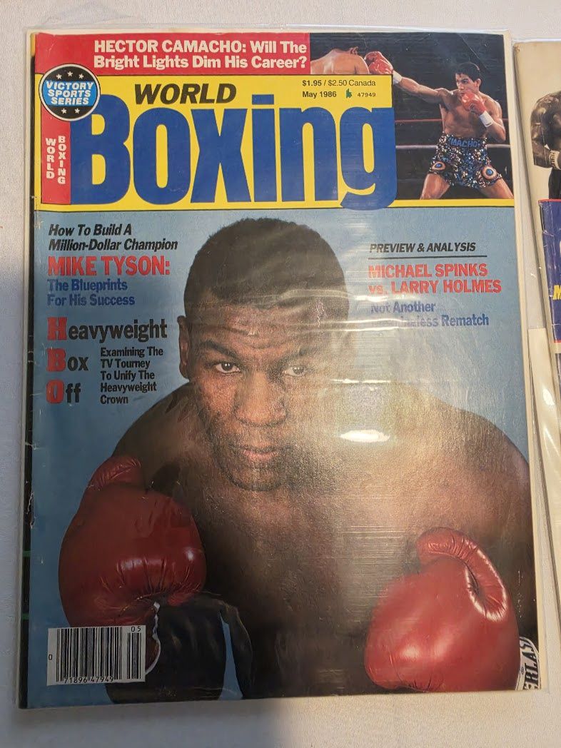 MIKE TYSON May 1986 World Boxing Magazine