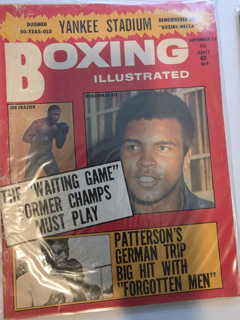 BOXING ILLUSTRATED Magazine September 1973 Ali-Frazier-Patterson