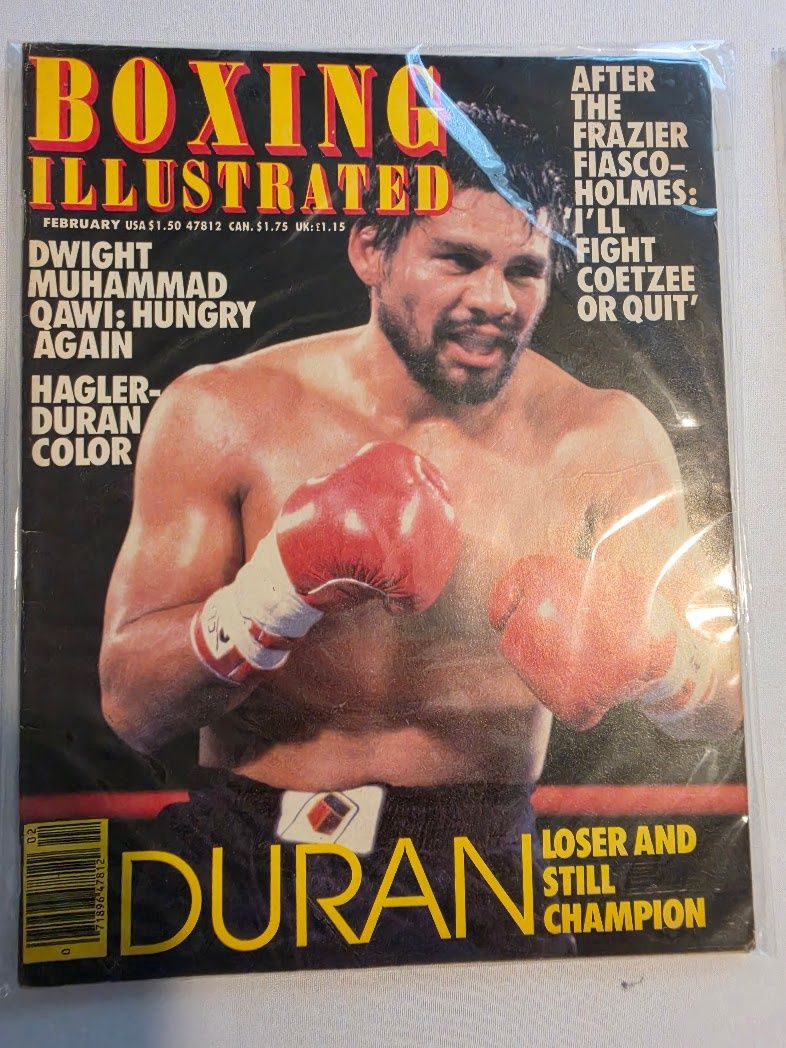 Boxing Illustrated Magazine February 1984 Duran