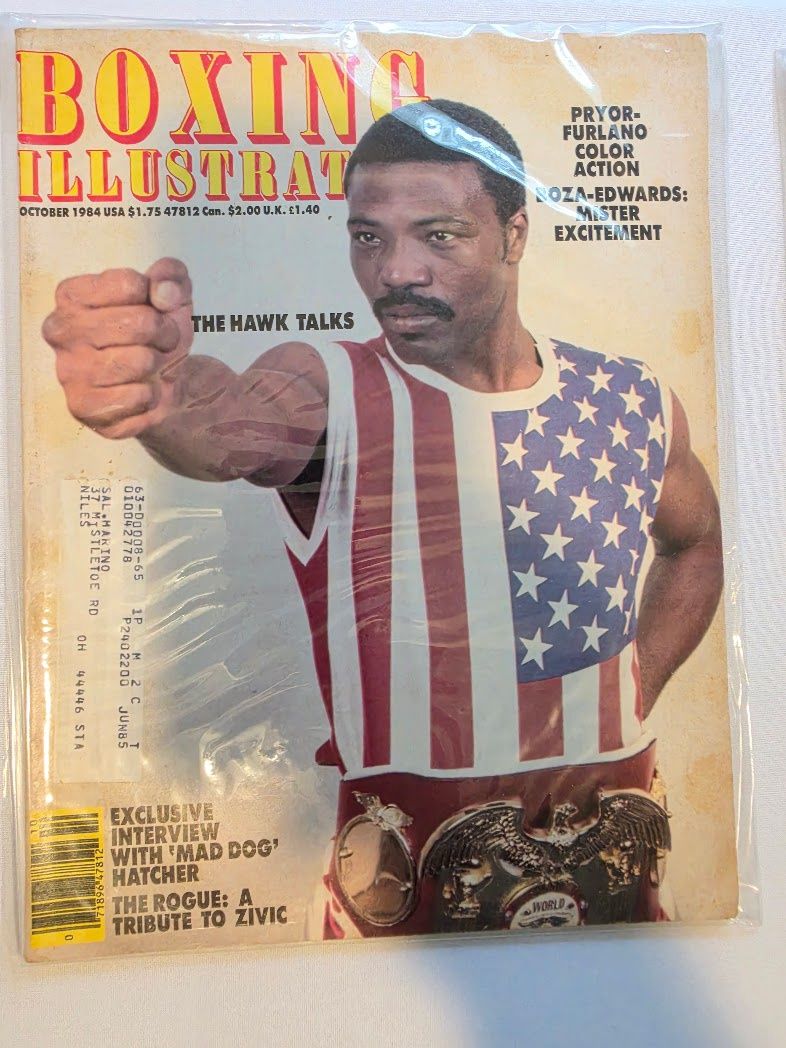 AARON PRYOR/NICKY FURLANO Boxing Illustrated Magazine October 1984 GENE HATCHER