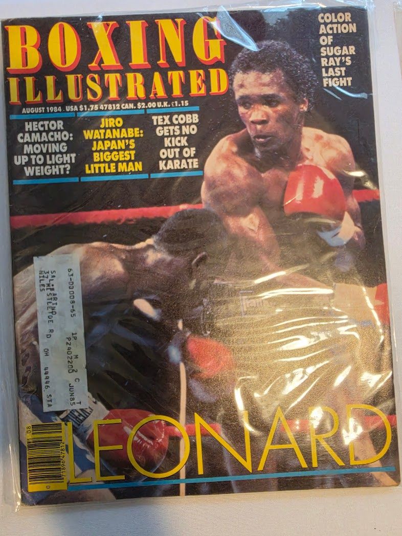 Boxing Illustrated August 1984 Leonard