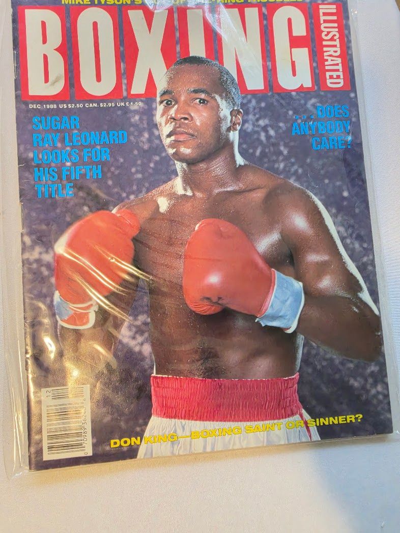 Boxing Illustrated: December 1989 Sugar Ray Leonard