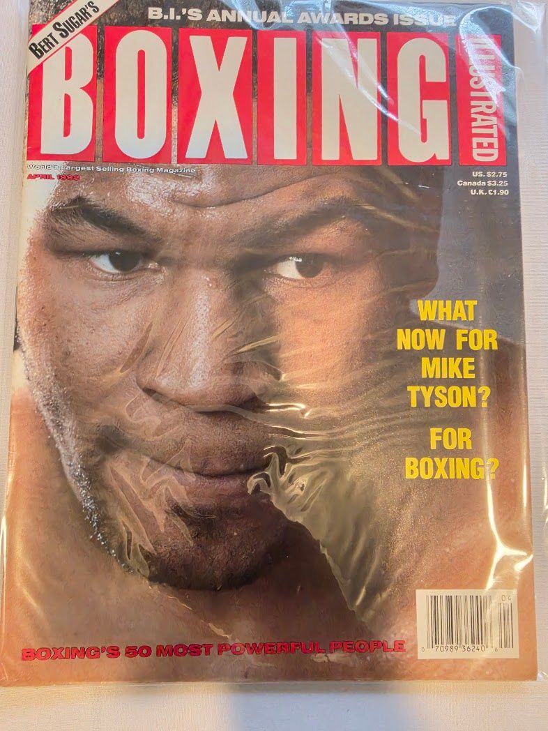 Boxing Illustrated Magazine April 1992 Mike Tyson