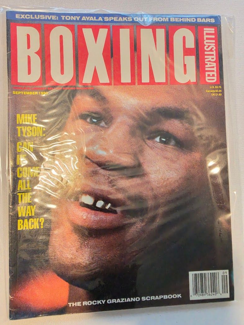Boxing Illustrated Magazine September 1990 Mike Tyson Cover