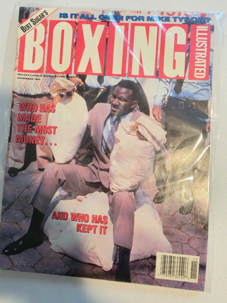 BOXING ILLUSTRATED MAGAZINE "NOVEMBER 1991" HOLYFIELD