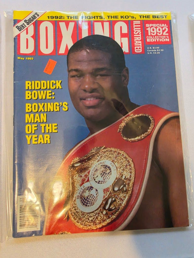 Boxing Illustrated Magazine May 1993 Riddick Bowe