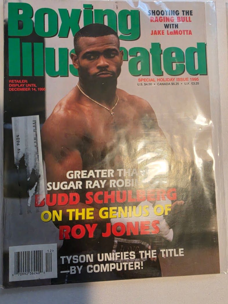 Boxing Illustrated Magazine Holiday Issue 1995 Roy Jones December 14th